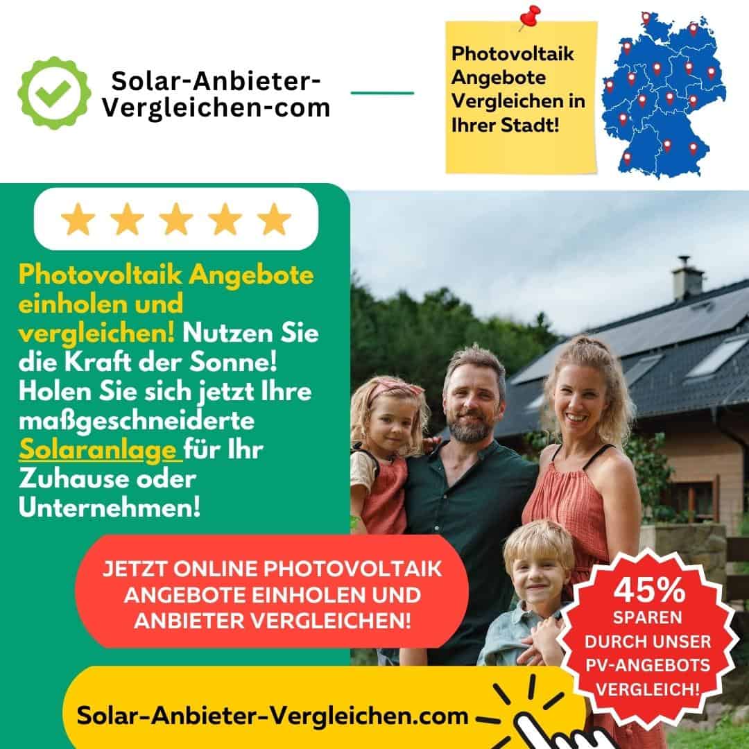 ✔️ Photovoltaik Angebotsvergleich - Solaranlagen Angebote einholen