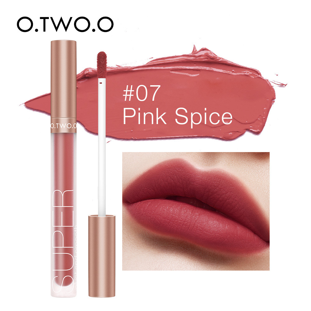 O.TWO.O Sweet Whisper Velvet Matte Lip Color Long-Wearing Non-Transfer Lip Glaze