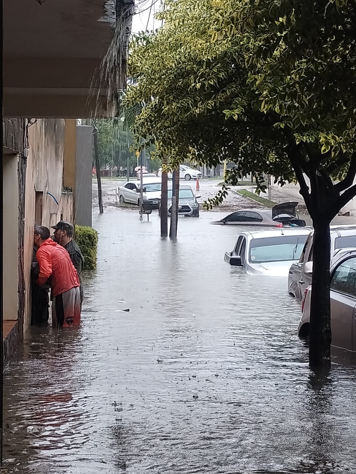 Familias alcanzadas por la inundacion