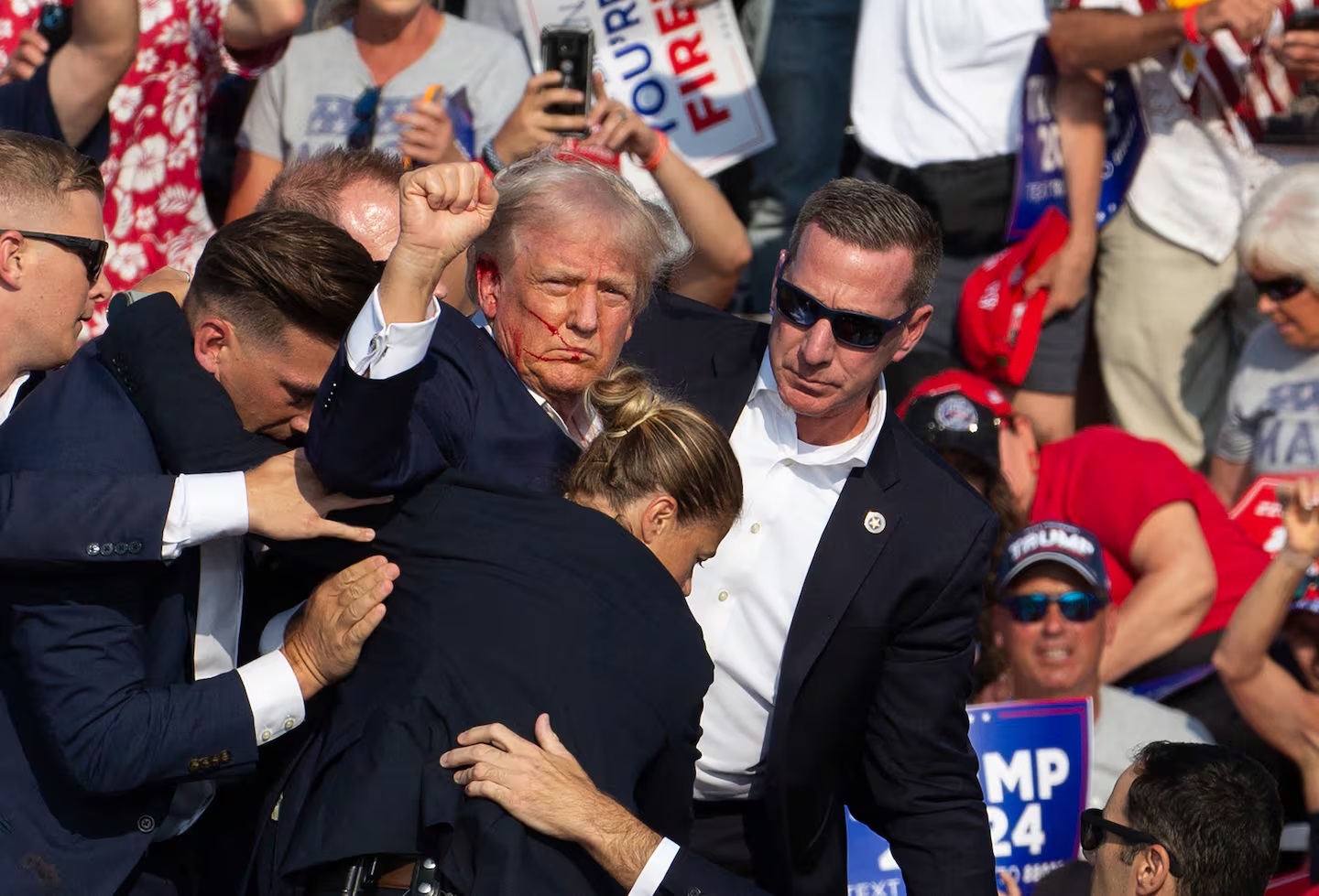 Breaking news: Trump has been shot at a campaign rally in Pennsylvania - Adela Journal - News from around the World